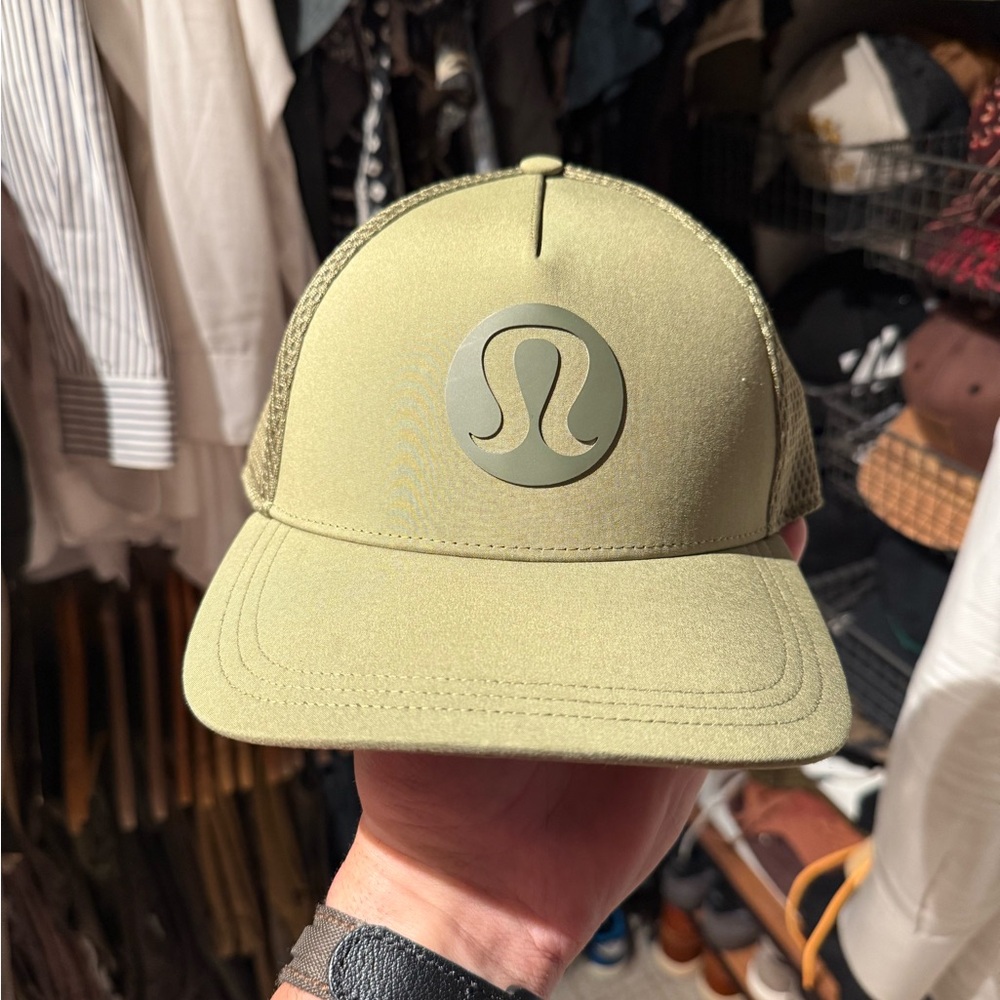 Lululemon Olive Green Trucker Hat new